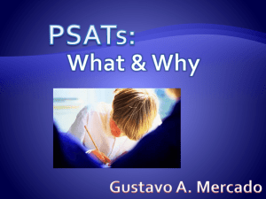 Gustavo Mercado PSAT Presentation - Vocab10-3CHS