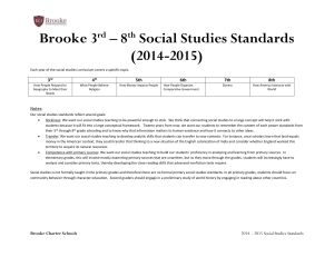 Social Studies - Brooke Charter Schools