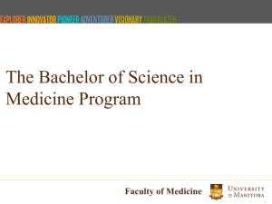 B.Sc. (Med) - University of Manitoba