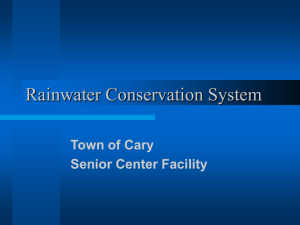 Mid-scale Rainwater Collection System