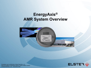 EnergyAxis AMR System - Pacific Gas and Electric Company