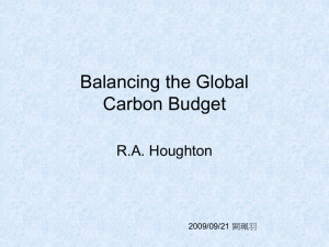 Balancing the Global Carbon Budget
