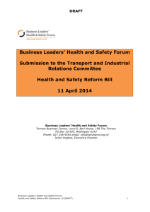 here - Business Leaders' Health & Safety Forum