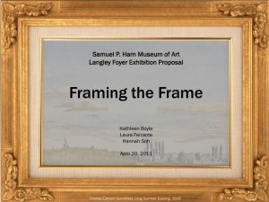 Framing the Frame - UFDC Image Array 2
