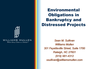 Environmental Obligations in Bankruptcy