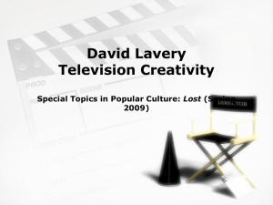 David Lavery Television Creativity: The Imagination at Home on the