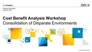 Cost Benefit Analysis Workshop