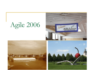 report on Agile 2006