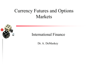 Currency Futures and Options Markets
