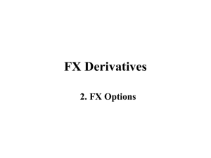 FX Derivatives