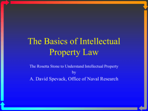 The Basics of Intellectual Property Law
