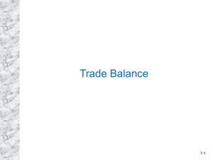 trade imbalance