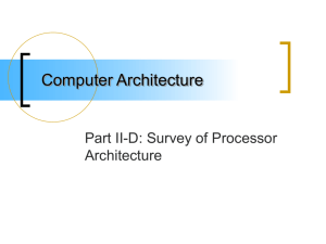 Survey of Computer Architecture
