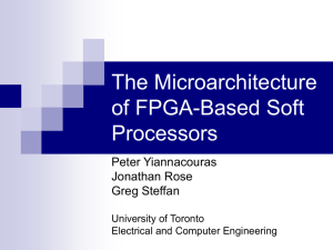 The Microarchitecture of FPGA