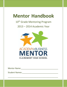 Mentor Handbook