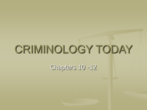 criminology today