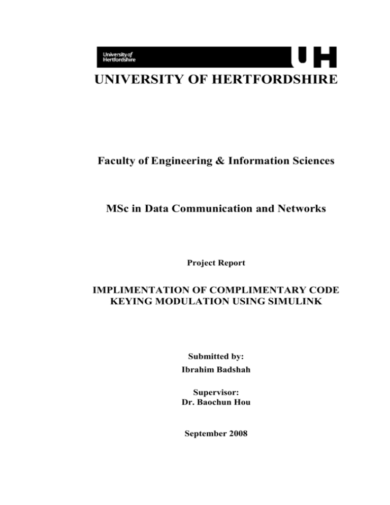 university of hertfordshire thesis