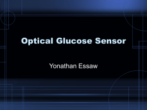 Organic chemistry - Optical Glucose Sensor