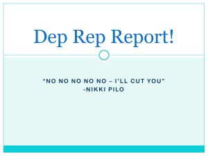 Dep Rep Report! - Social Science Students' Council