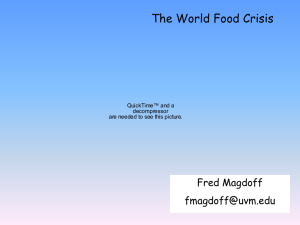 World Food Crisis (Magdoff)