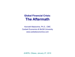 Global Financial Crisis: The Aftermath