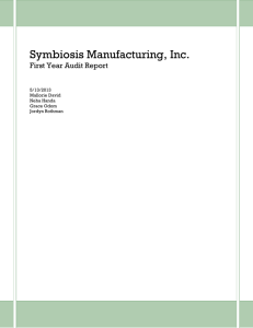 Symbiosis Manufacturing, Inc.