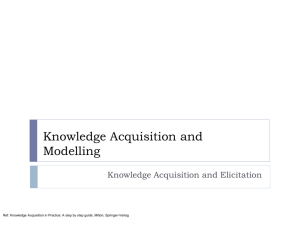 Knowledge Acquisition and Elicitation