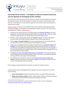 Improving Teacher Practice – 6 Strategies to Improve Formative