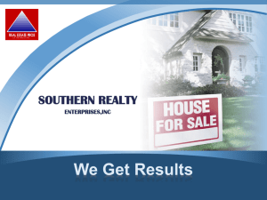 Seller's benefits of using Southern Realty