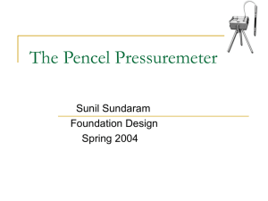 The Pencel Pressuremeter