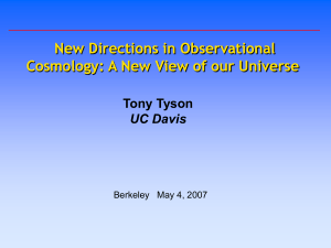 LSST and Dark Energy - Berkeley Cosmology Group