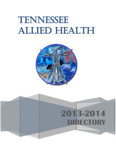 tennessee allied health - Middle Tennessee State University