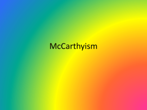 McCarthyism - tfabaltimoresocialstudies