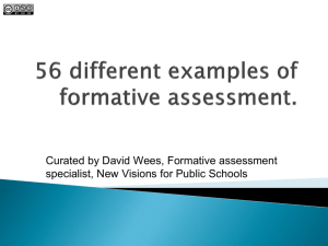 56 Formative Examples assessment