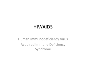 HIV/AIDS