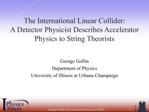 The International Linear Collider: A Detector Physicist