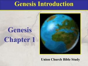 Genesis Chapter 1