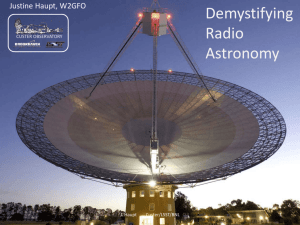 Short history of radio astronomy