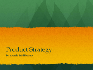 Product Strategy - Ananda Sabil Hussein,Ph.D