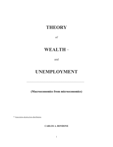 economic calculus - Teoría de la Relatividad Económica