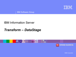 IBM Information Server Training