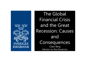 Monetary policy response to a financial crisis after it occurs