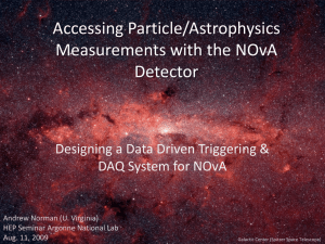 Accessing Particle/Astrophysics Measurements with the