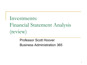 Corporate Finance MGMT 221