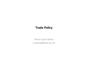 Trade policy