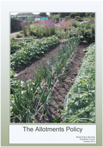 Allotments Policy - Wakefield Council