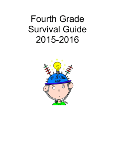 Fourth Grade Survival Guide