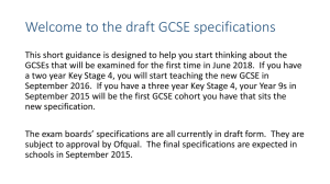 Welcome_to_the_draft_GCSE_specifications_revised.ppt