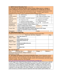 THTR 355-01-Fall 2014 Computer Aided