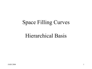 Space Filling Curves Hierarchical Basis